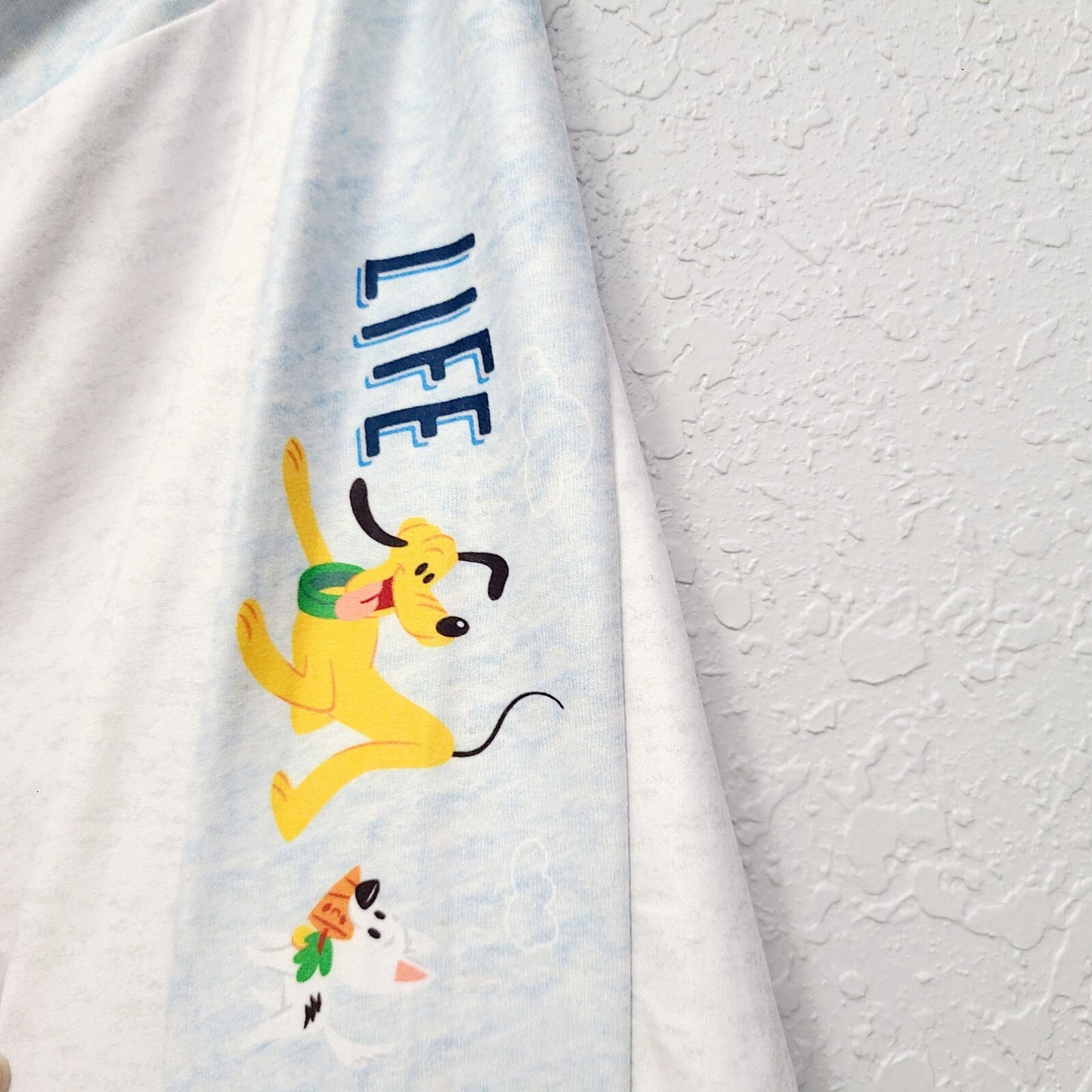 LARGE Walt Disney World Dogs Leggings Life Is A Walk in the Park Women Pluto NEW