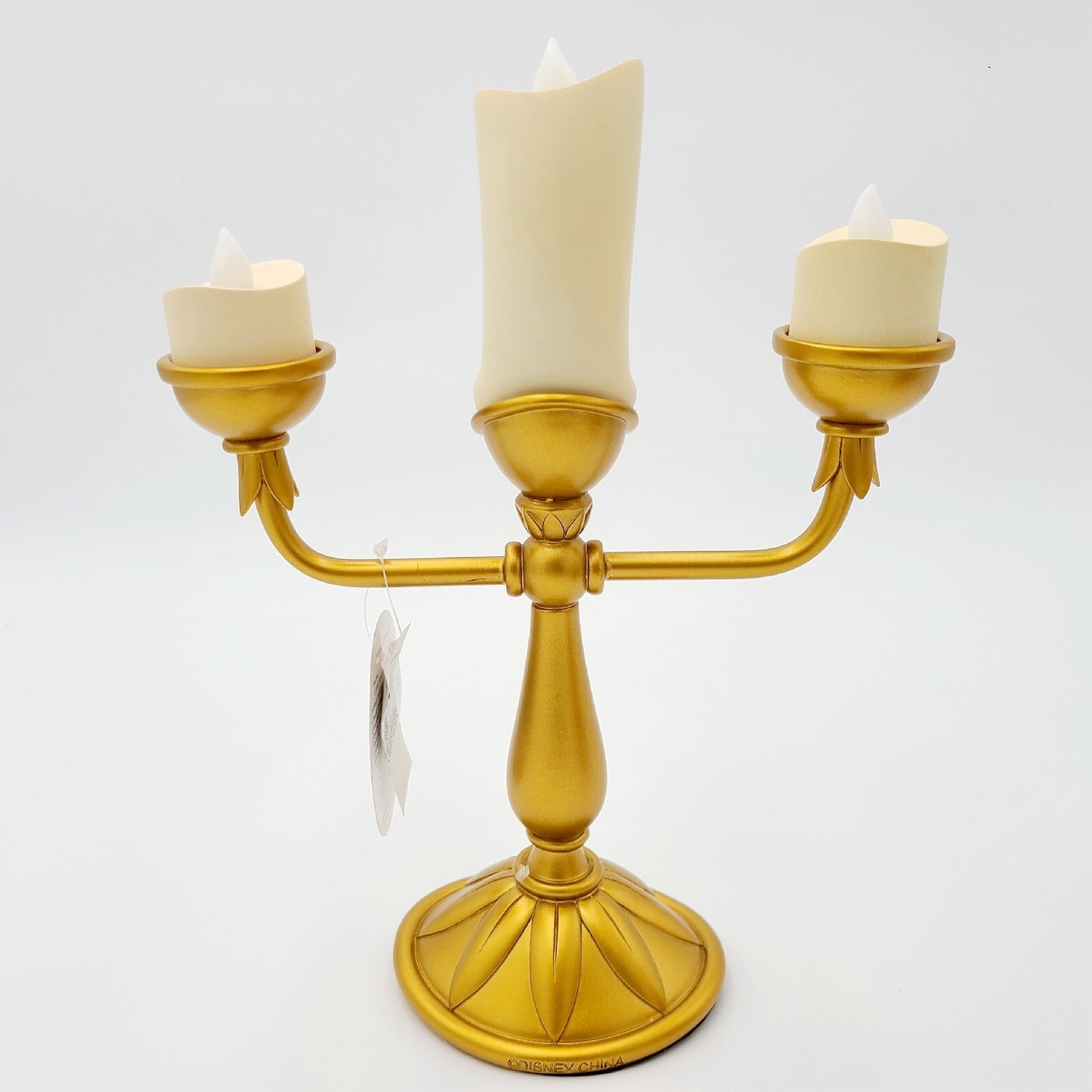 NEW Disney Parks Beauty And The Beast Lumiere Light Up Candelabra Figure 11”