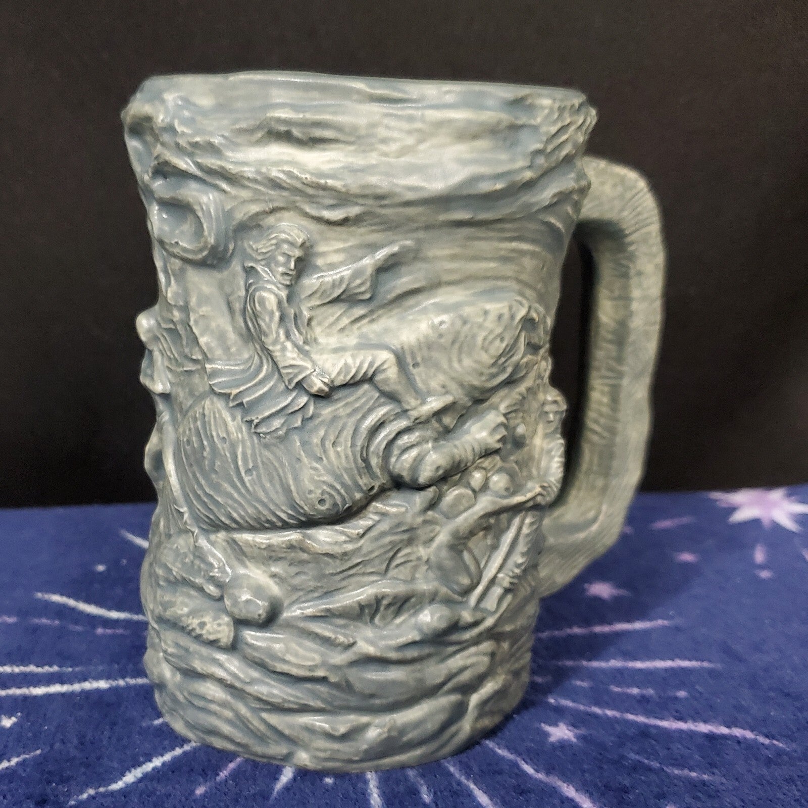 2022 Disney Parks Star Wars Galaxy’s Edge Dok Jedi Battle Scene Sculpture Mug