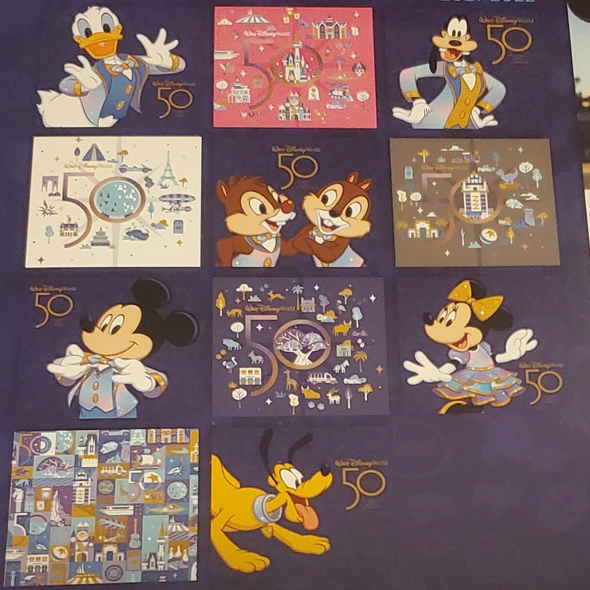 2021-22 Walt Disney World WDW 50th Most Magical Celebration Calendar 16 Month