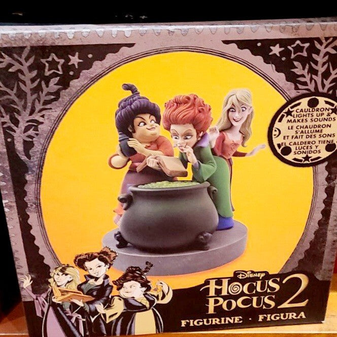 Disney Parks Halloween Hocus Pocus 2 Sanderson Sisters Light-Up & Sound Figurine
