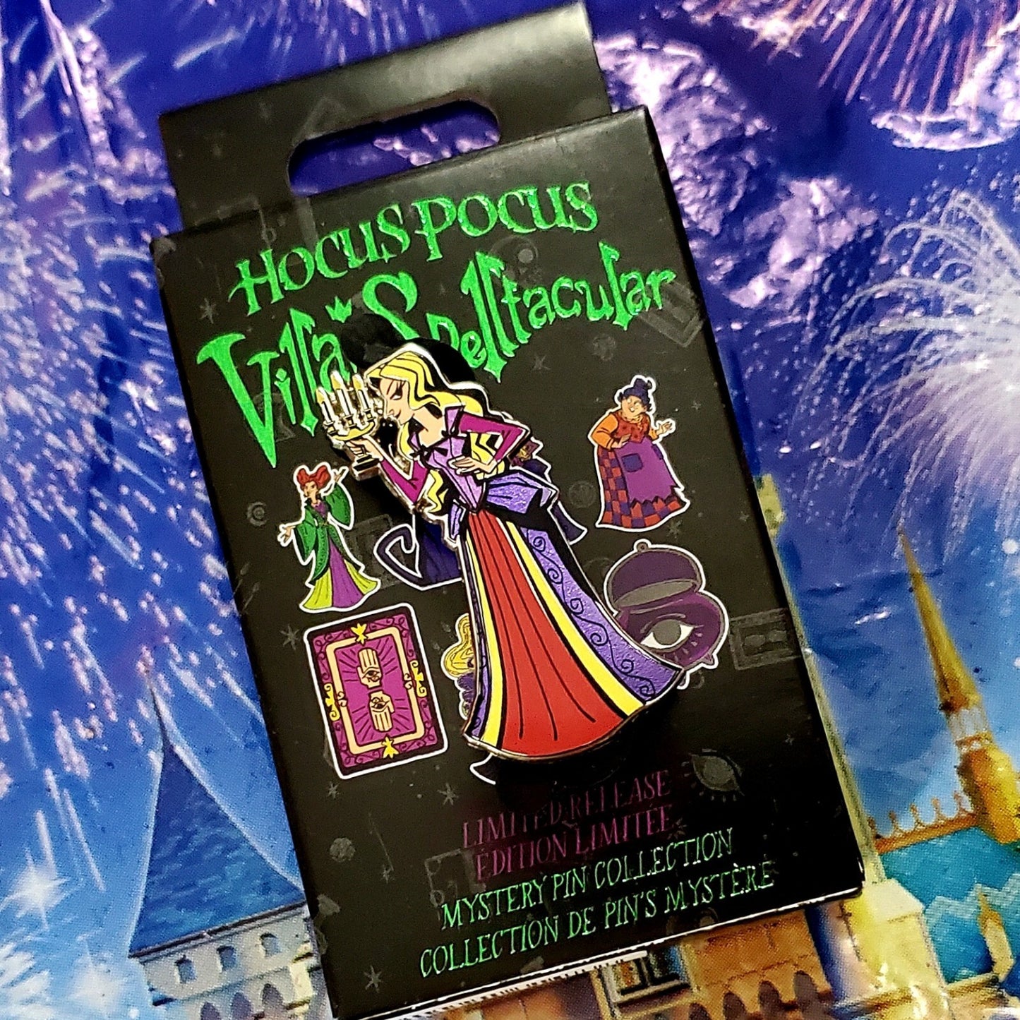 *5 Pin Set* Disney Parks 2021 Halloween Hocus Pocus Villain Spelltacular Mystery