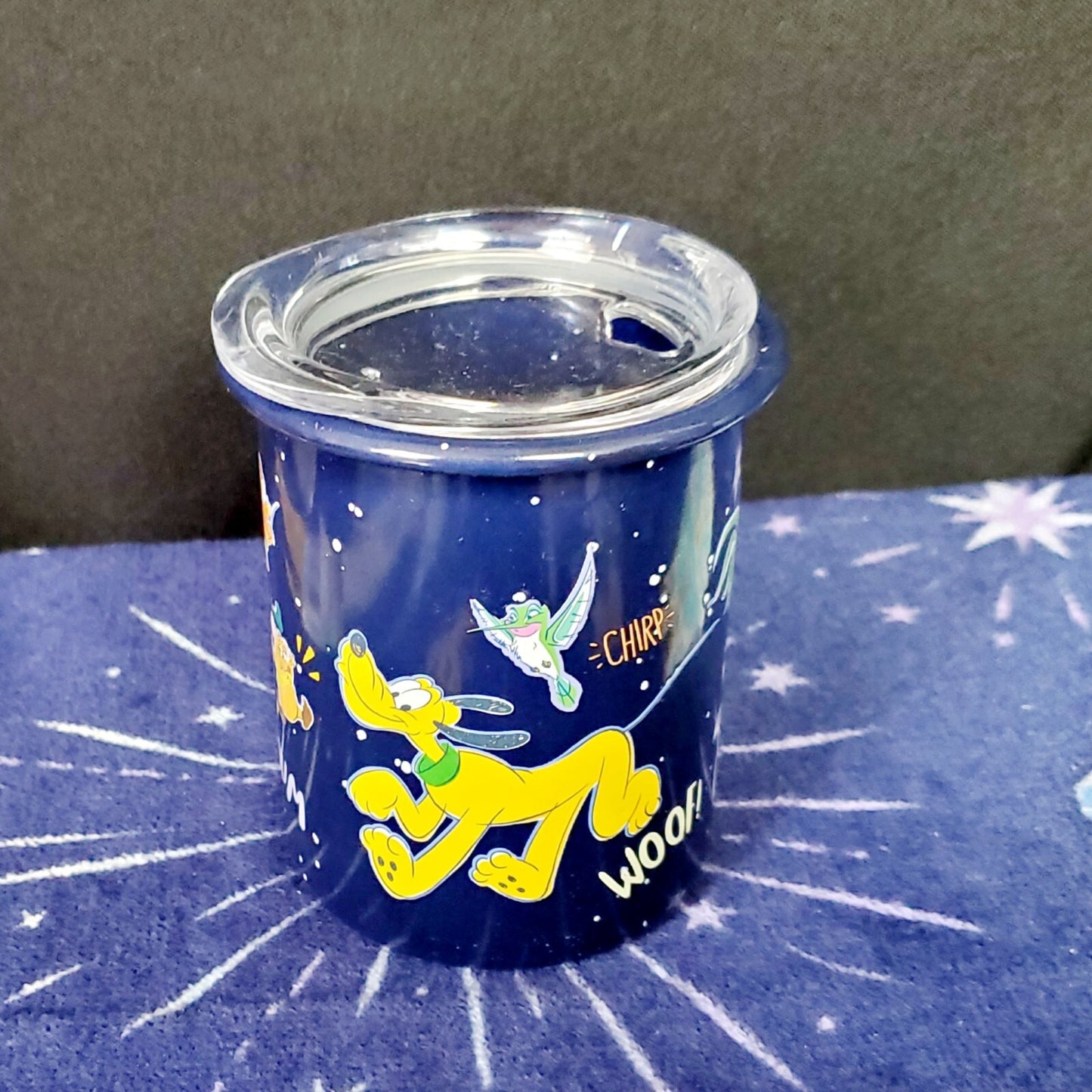 NEW 2023 Disney Parks Sidekicks 4" Travel Aluminum Mug Pluto Gus Hei Hei Meeko
