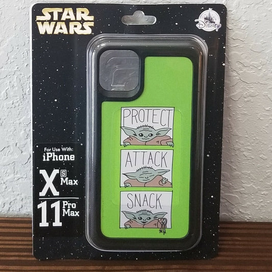 Disney Parks Star Wars Baby Yoda Protect Attack Snack iPhone Xs/11Pro Max Case