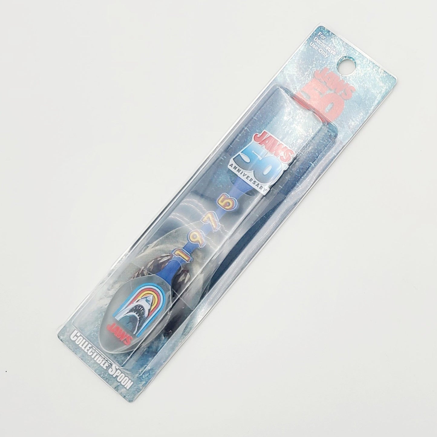Universal Studios Florida Jaws 50th Anniversary Collectible 1975 Shark Spoon New
