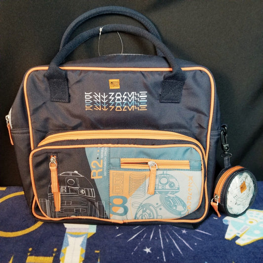 Disney Parks Star Wars Galaxy's Edge Droid Depot 2023 Backpack / Tote Bag W/ Zip