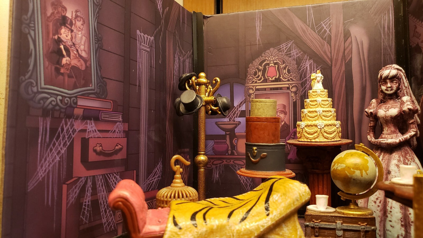 Disney Parks The Haunted Mansion Diorama Bride Attic WDW Magic Kingdom
