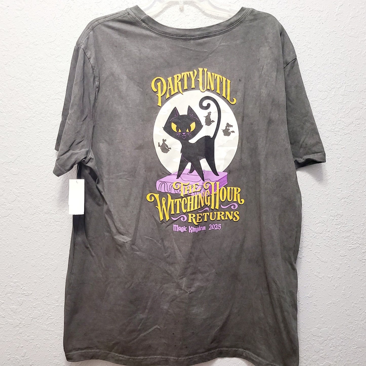 LARGE 2025 Disney Parks Hocus Pocus Not Scary Halloween party MNSSHP GITD Shirt