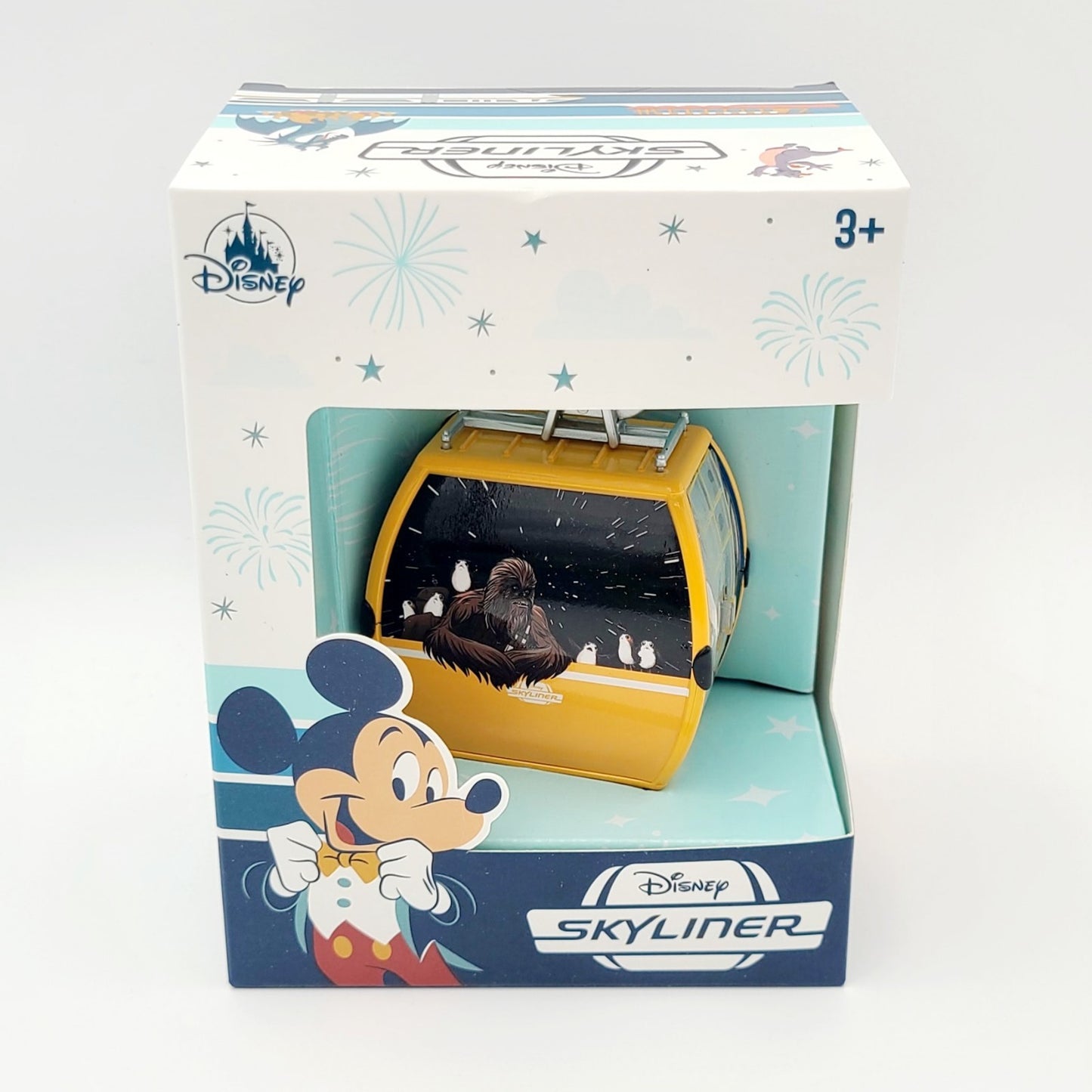2025 Disney World Parks Skyliner Gondola Star Wars Chewbacca Porg Toy Display