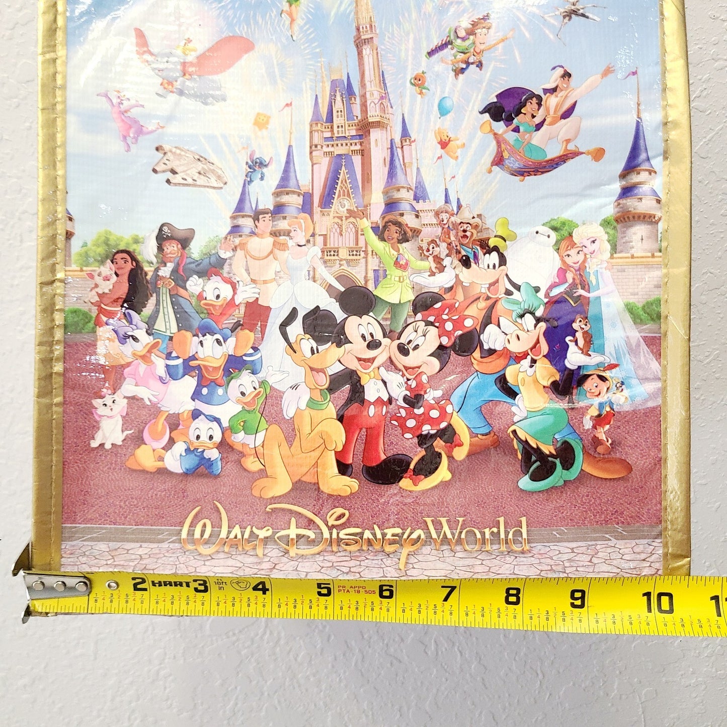 2026 Disney Parks WDW Storybook Castle Mickey & Friends SMALL Reusable Tote Bag