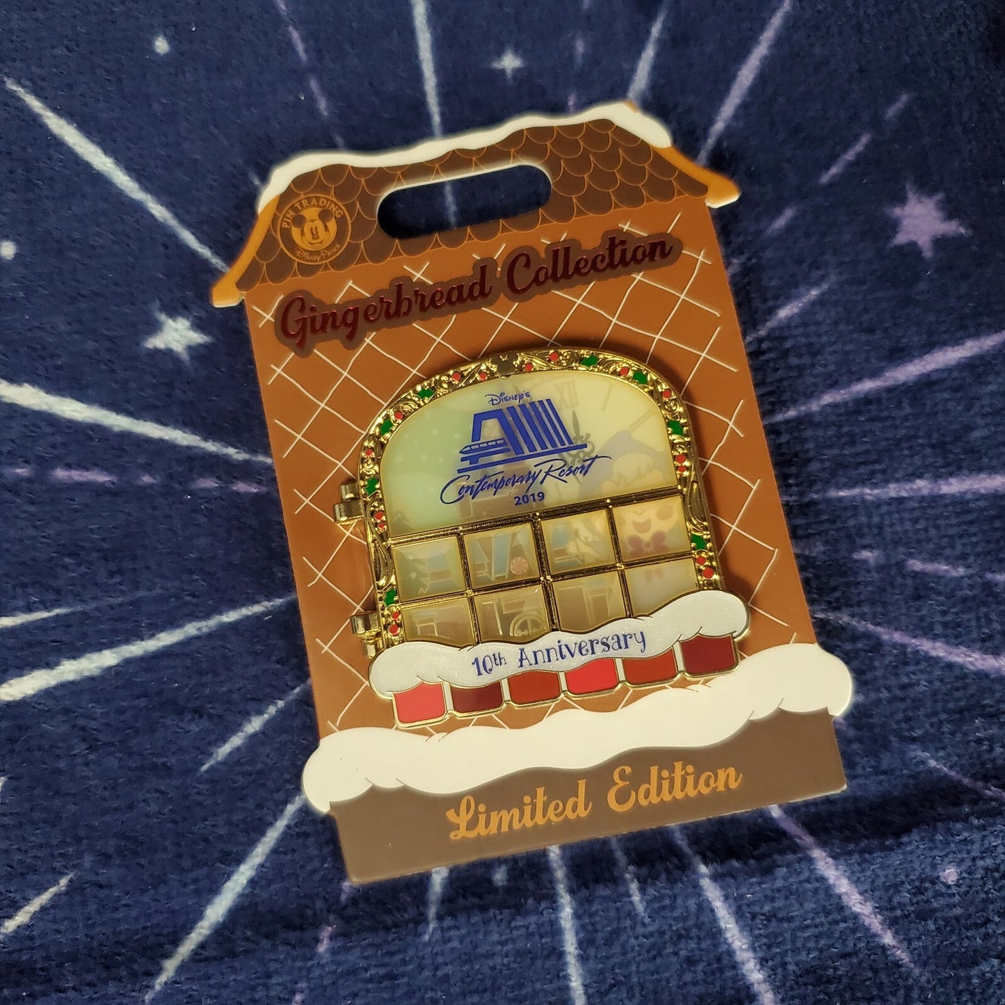 *3 Pin Contemporary Gingerbread Set* 2019, 2020 2021 Disney Christmas Cinderella