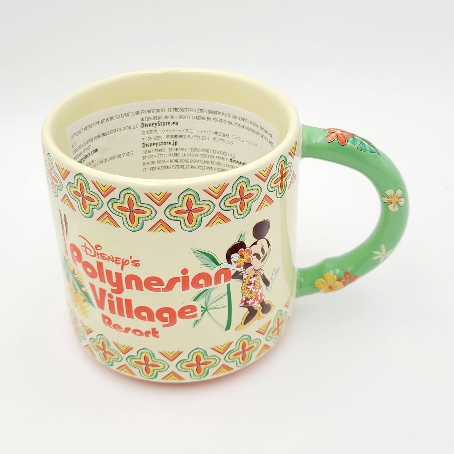 2025 Disney Parks Polynesian Village Resort Minnie Mouse Aloha Tiki Mug Cup NEW