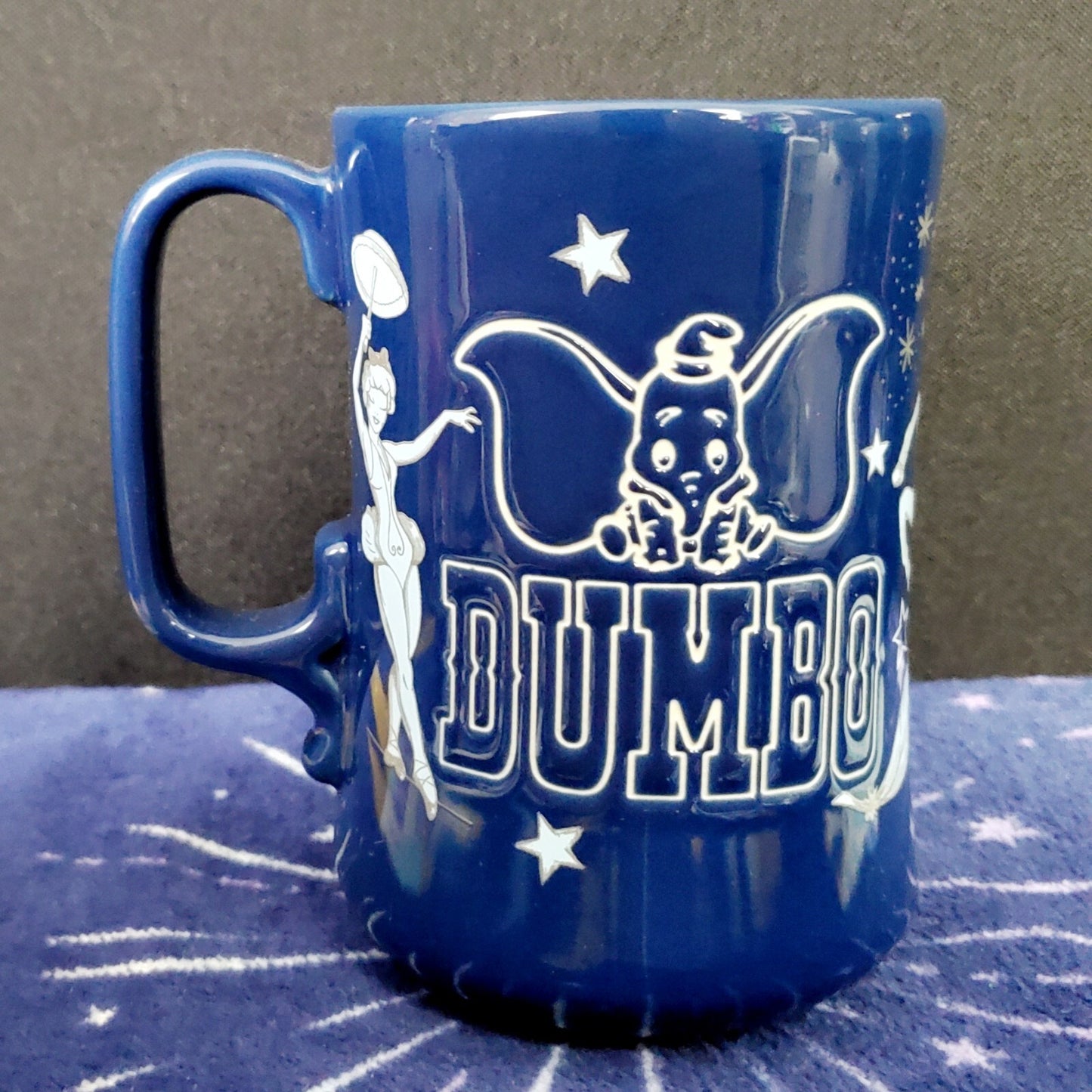 NEW Walt Disney World Parks DUMBO Legacy Blue Mug 80th Anniversary Elephant