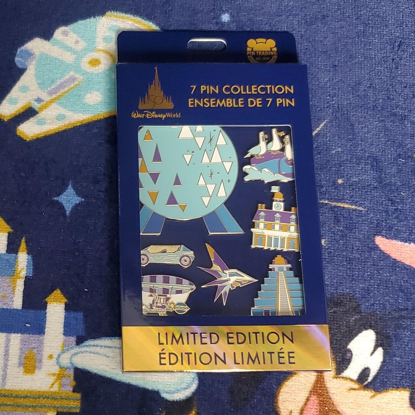 *EPCOT & Hollywood Studios Box Pin Sets* 2022 Walt Disney World 50th Anniversary