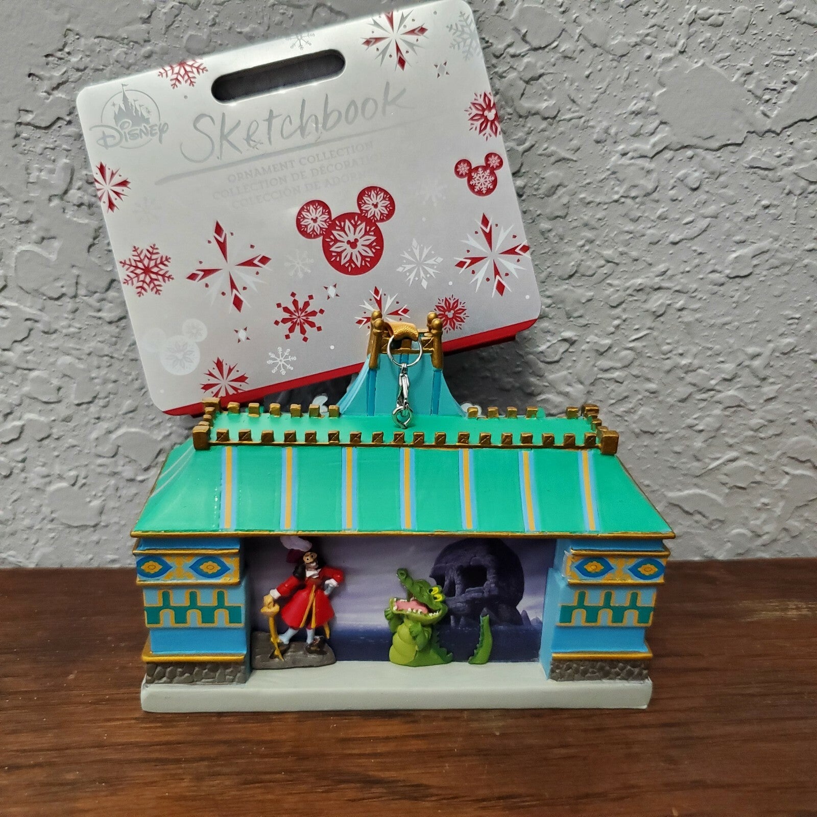 2022 Disney Parks Peter Pan’s Flight Attraction Hook Pan Christmas Ornament New