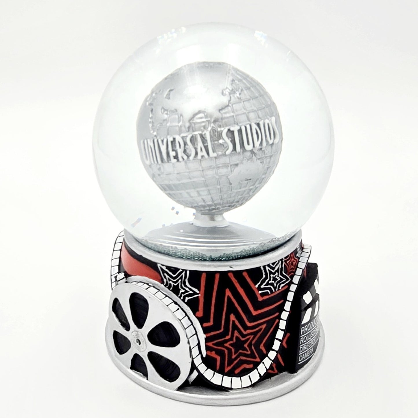 Universal Studios Orlando Silver Snowglobe Theater Production Movies Water Globe