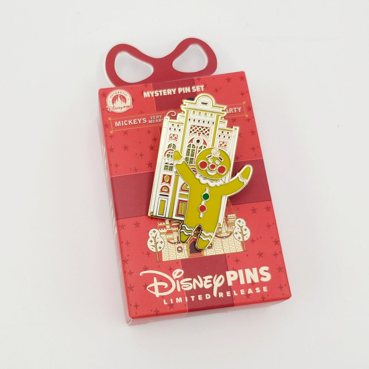 2025 Disney Park Mickey's Very Merry Christmas Mystery Pin Gingerbread Man White