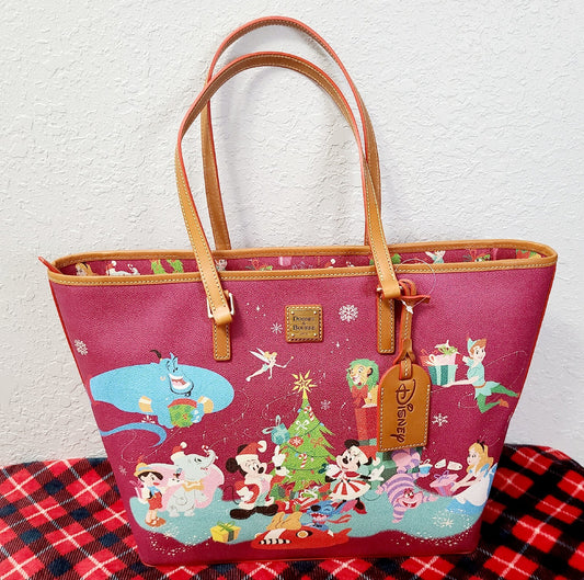 EXACT Tote 2023 Disney Park Dooney Bourke Christmas Mickey Mouse Bambi Purse Bag