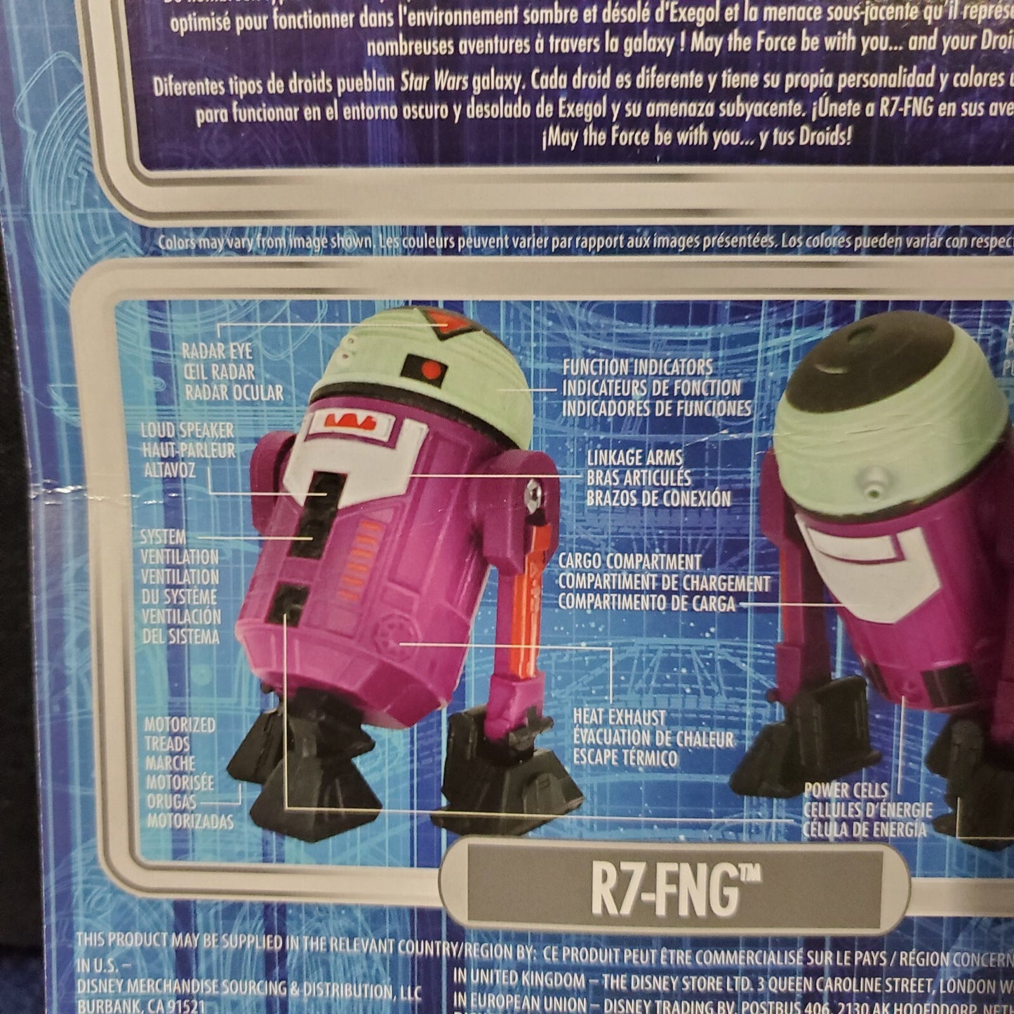 Disney Parks 2022 Star Wars Droid Factory Halloween R7-FNG Vampire Action Figure
