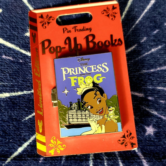 Disney Parks Pop-Up Books Princess & The Frog Limited Edition Pin of the Month
