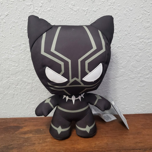 Disney Parks Black Panther Marvel Avenger Plush Standing Cute Big Head NEW