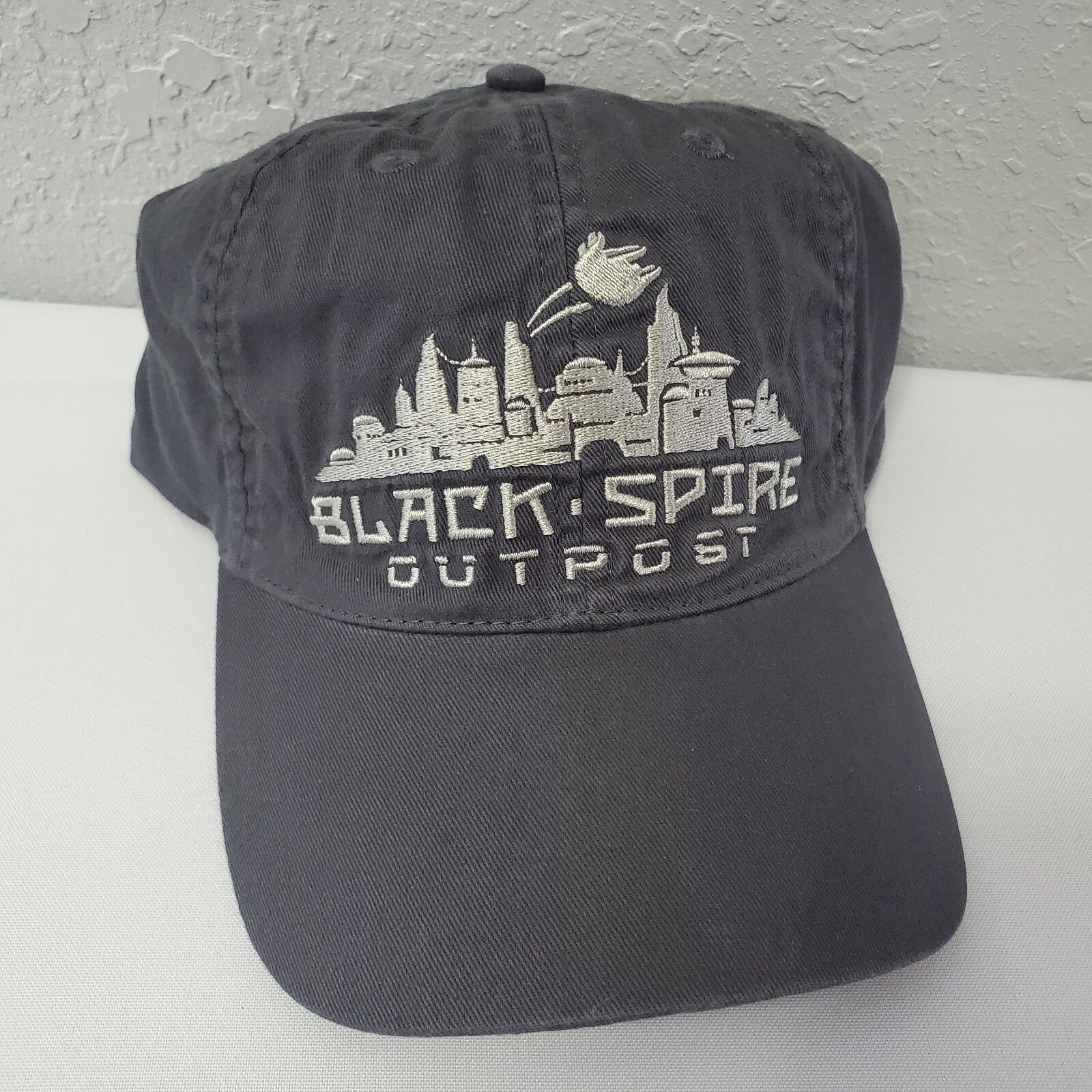 NEW Disney Parks Star Wars Galaxy’s Edge Black Spire Outpost Logo Ball Hat