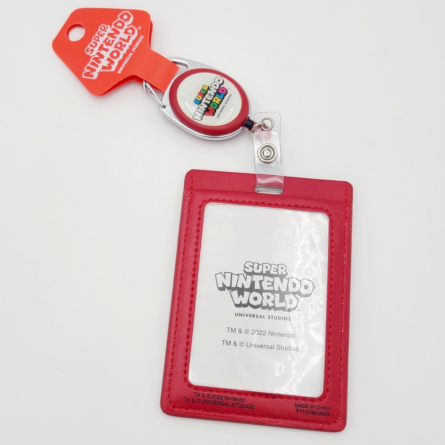 Universal Studios Super Nintendo World ID Badge Holder EPIC Mario Kart Bowser
