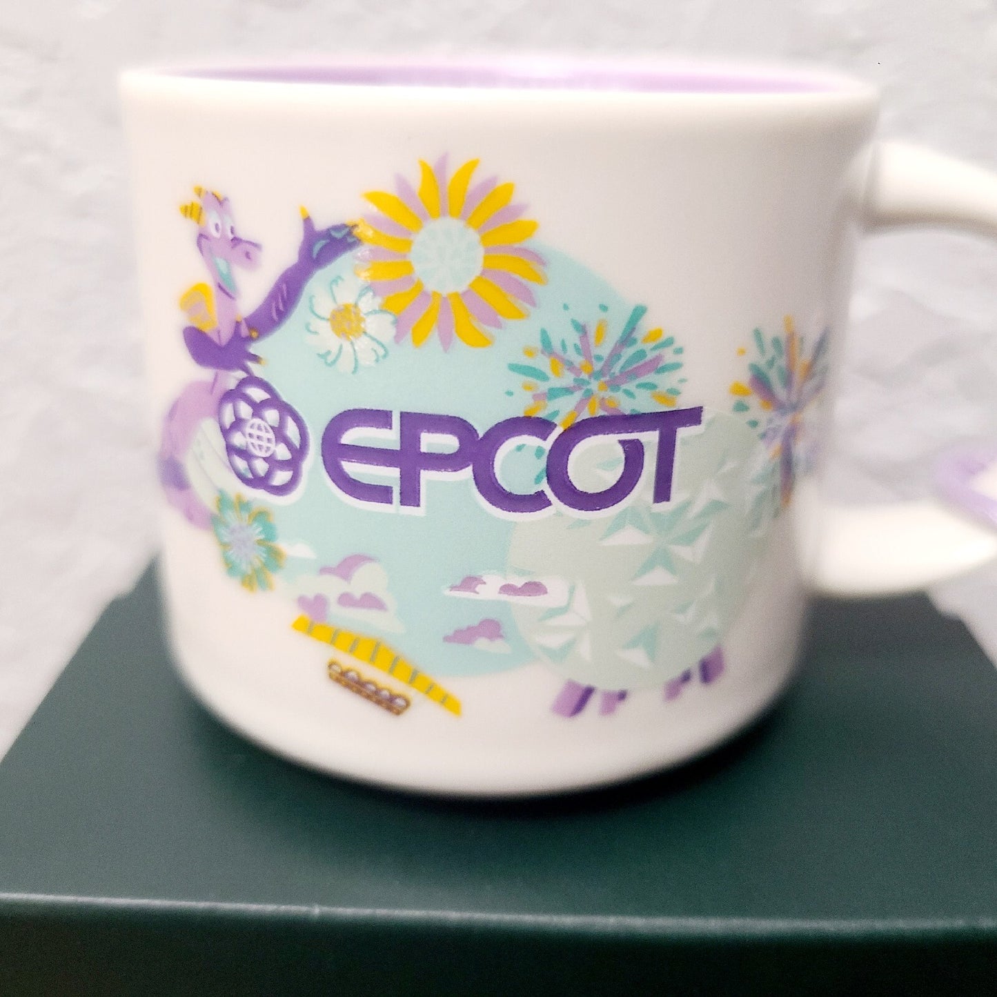 *EPCOT Mug & Ornament Set* 2024 Disney Park Starbucks Discovery Figment Coffee