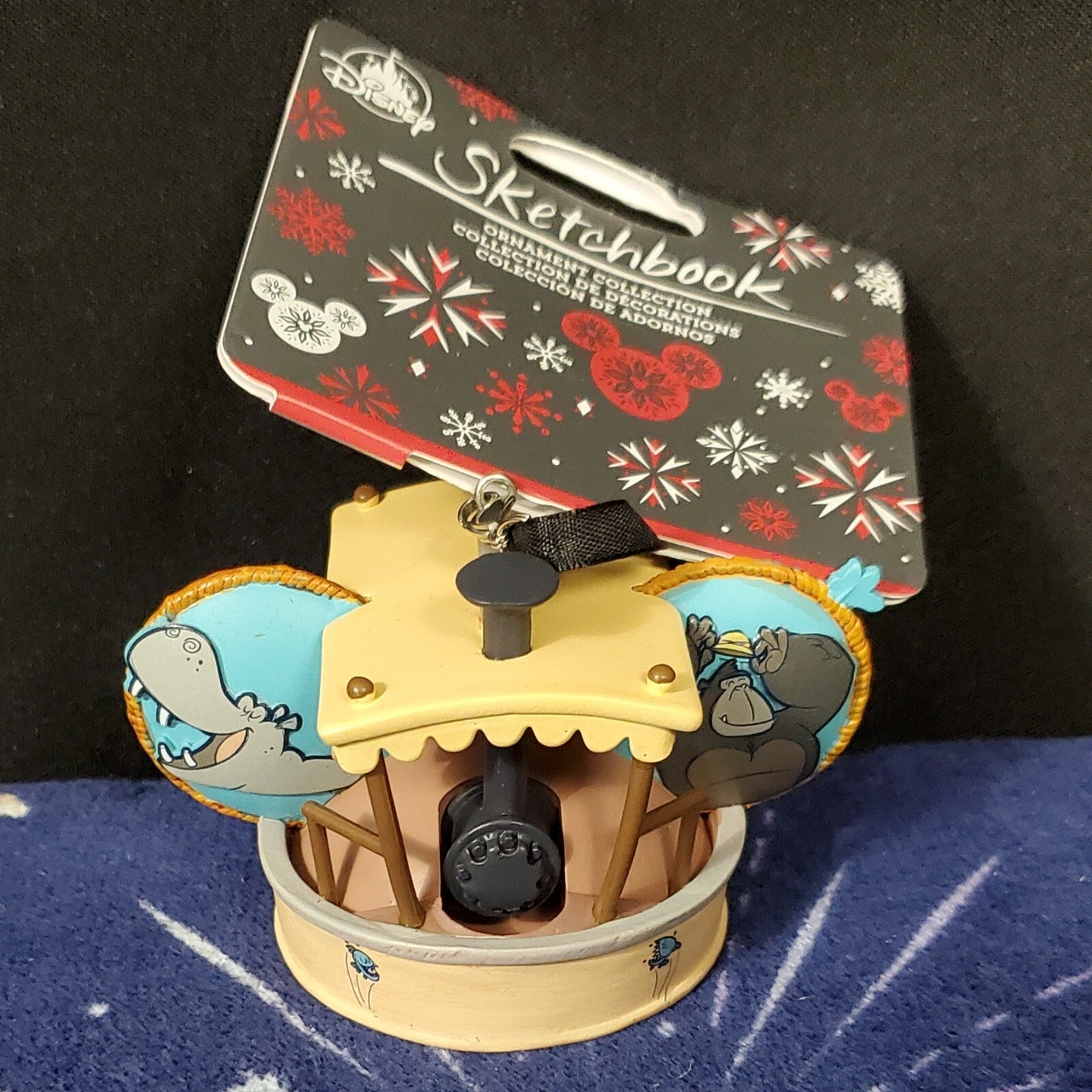 2022 Disney Parks Jungle Cruise Skipper Mickey Mouse Ear Hat Christmas Ornament