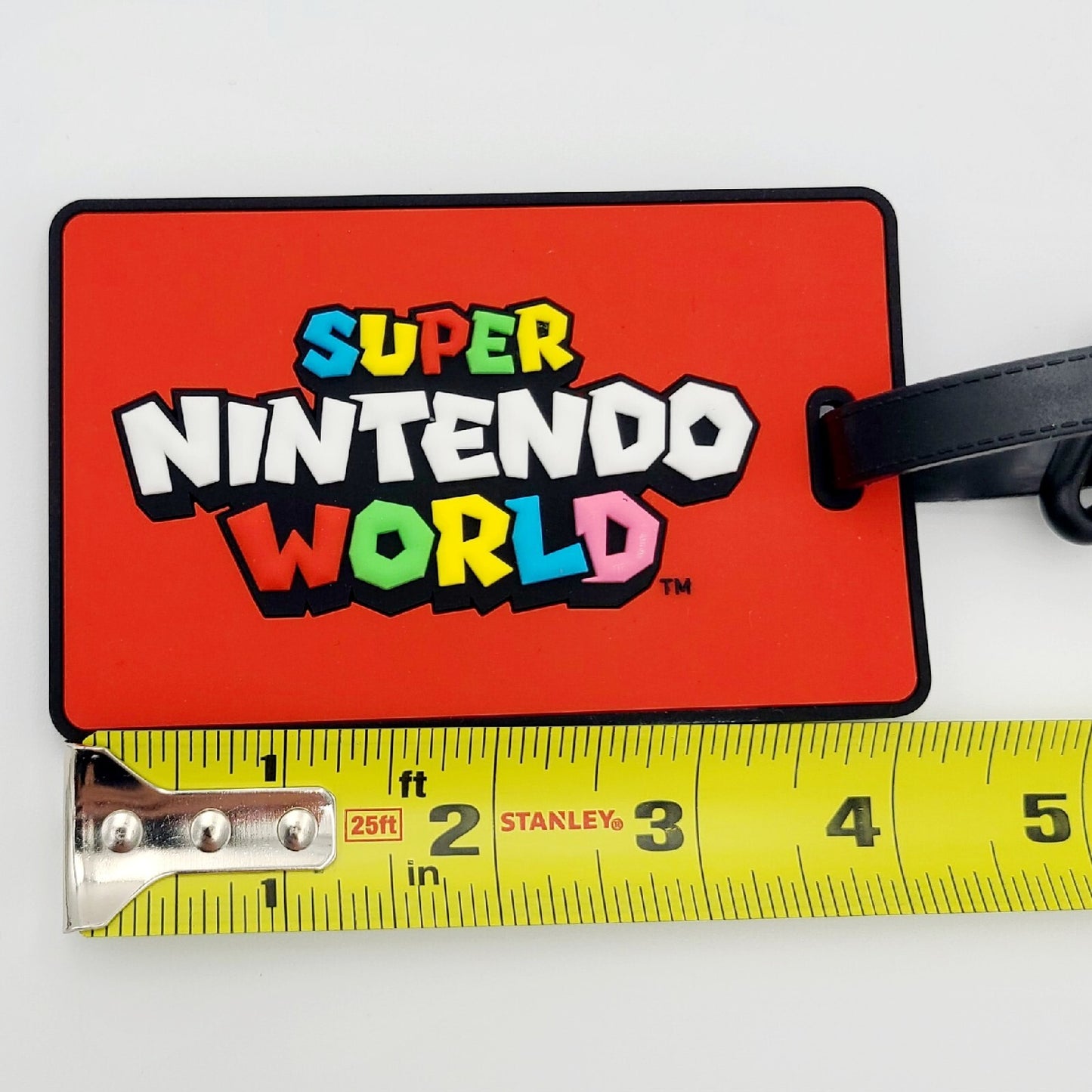 *Red Luggage Tag* Universal Studios Orlando EPIC Super Nintendo World ID Holder