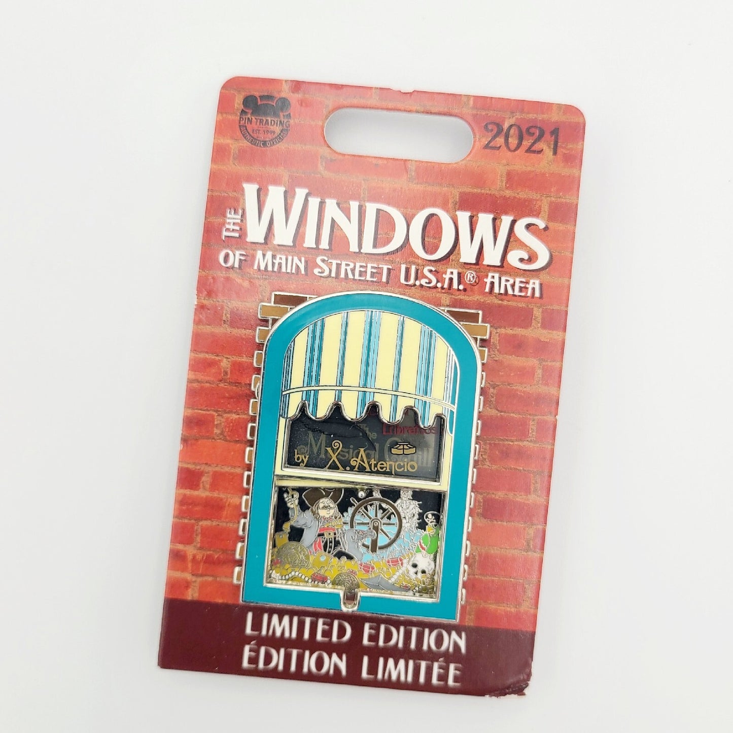 NEW Walt Disney World Parks Windows of Main Street USA Pirates Caribbean PIN