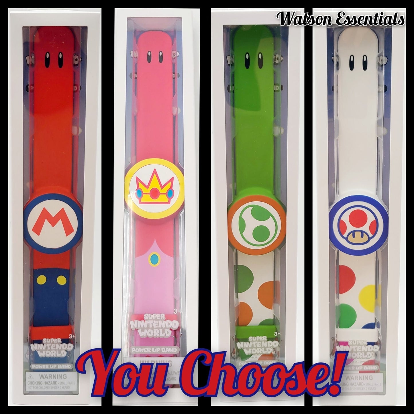 *YOU CHOOSE* EPIC Universe Power Up Band Super Nintendo World Mario Peach Yoshi