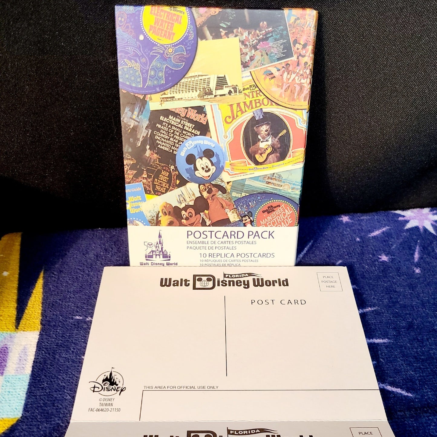 NEW 2021 Disney Parks Retro Vault Collection 10 Postcard Set 50th Anniversary