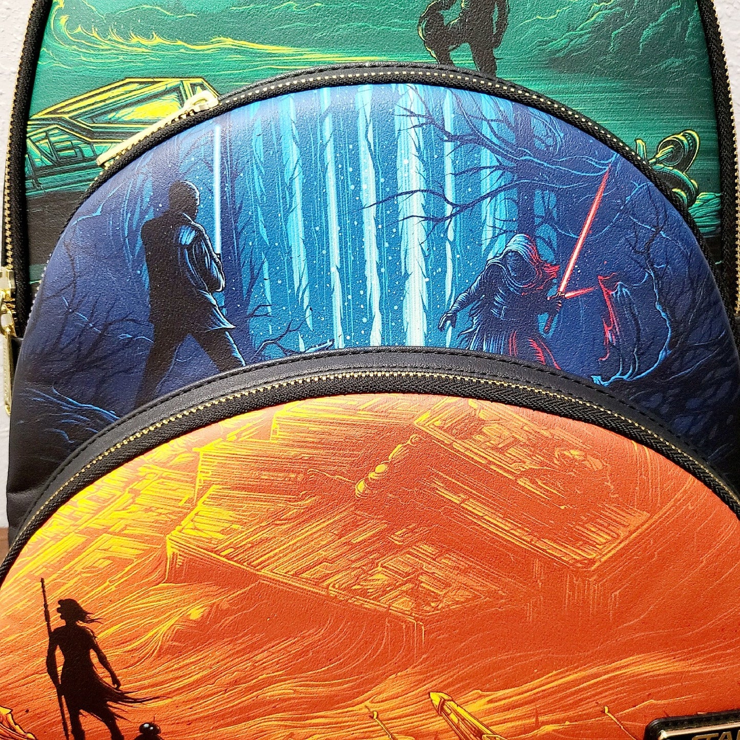 NEW 2023 Disney Parks Star Wars The Force Awakens Loungefly Backpack Disney100