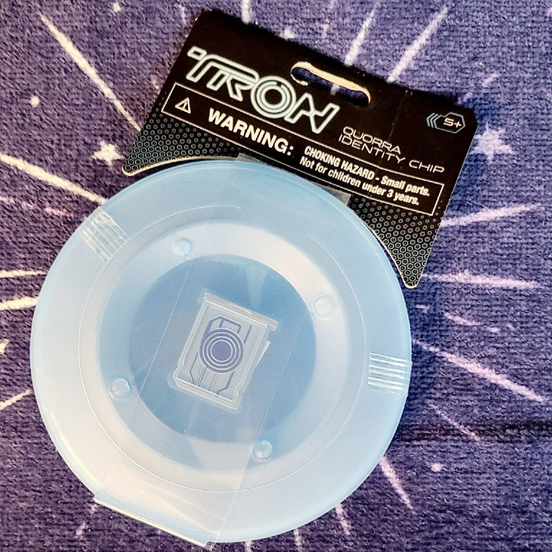 NEW Disney Parks TRON Lightcycle Identity Disc Bluetooth Speaker 4 Identity Chip