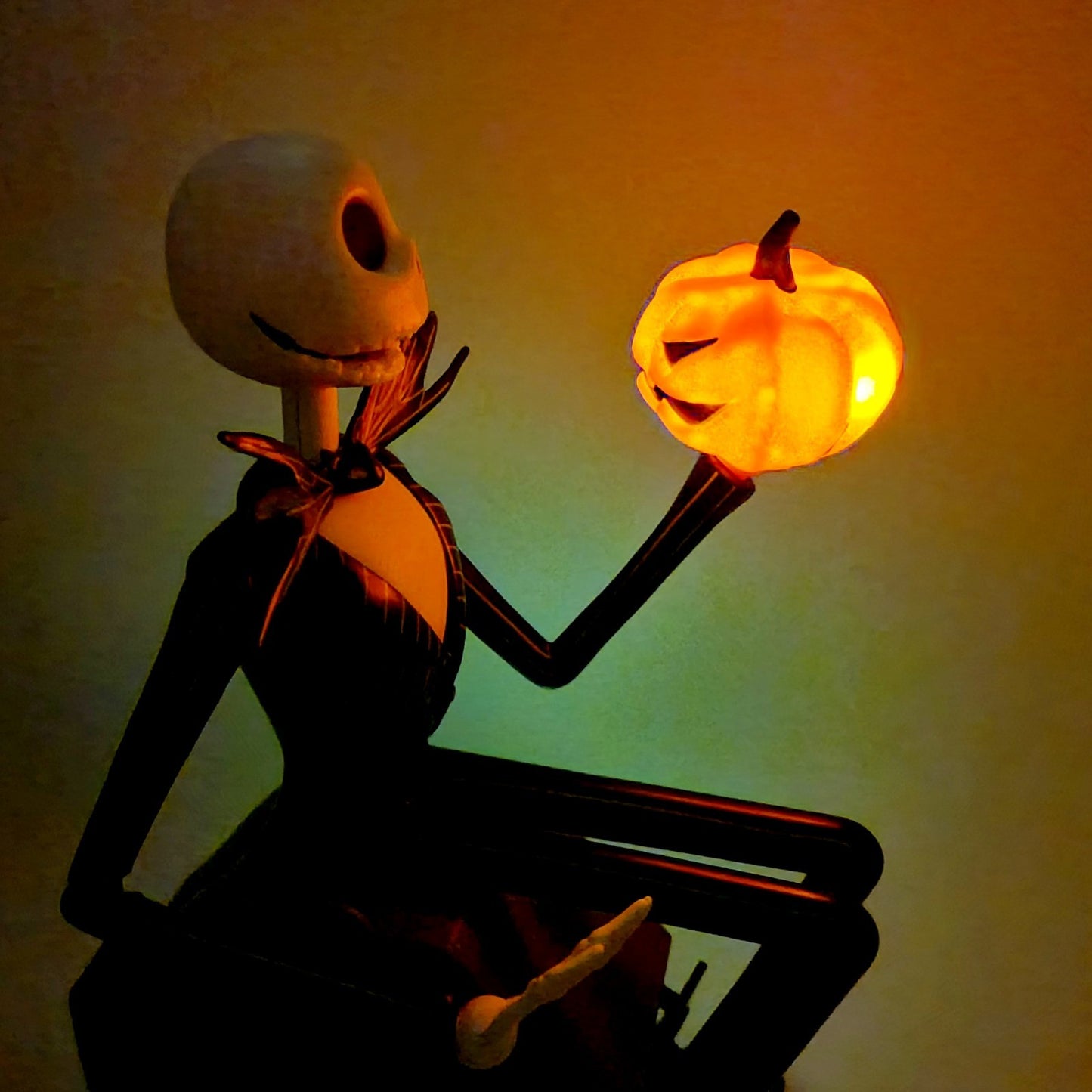 Disney Parks Jack Skellington Popcorn Bucket & Mayor Sipper Halloween Party set