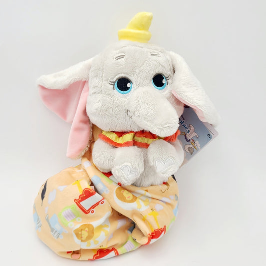 2024 Walt Disney World Parks Babies Baby Dumbo Elephant Blanket Pouch Plush New