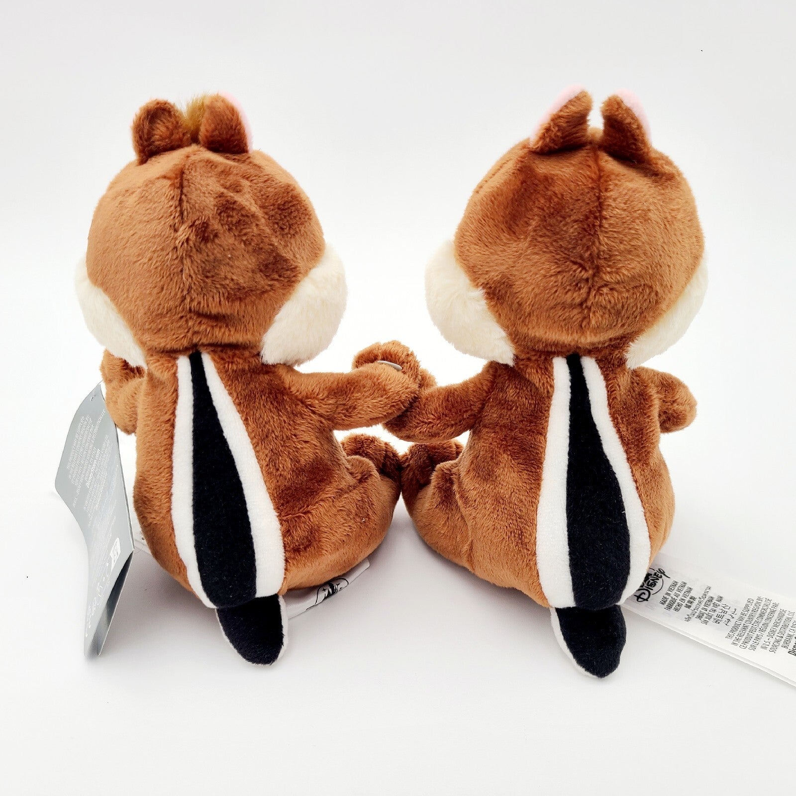 Disney Parks Chip & Dale 6.5 Inch Mini Bean Bag Plush Set Of Two New