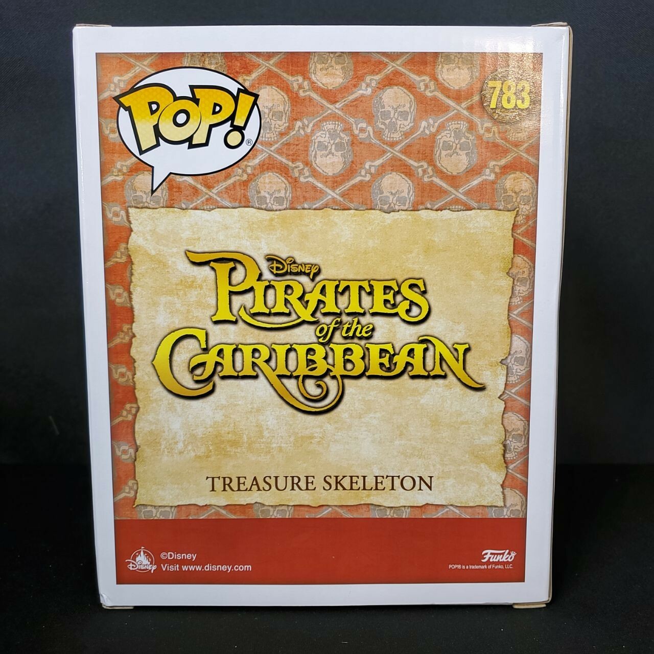 Funko Pop! Treasure Skeleton Pirates of the Caribbean #783 Disney Exclusive NIB