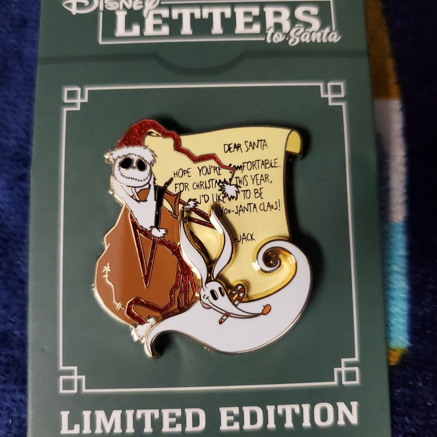 *4 Pin Set* 2021 Disney Parks Christmas Letters To Santa Pooh Jack Goofy Donald