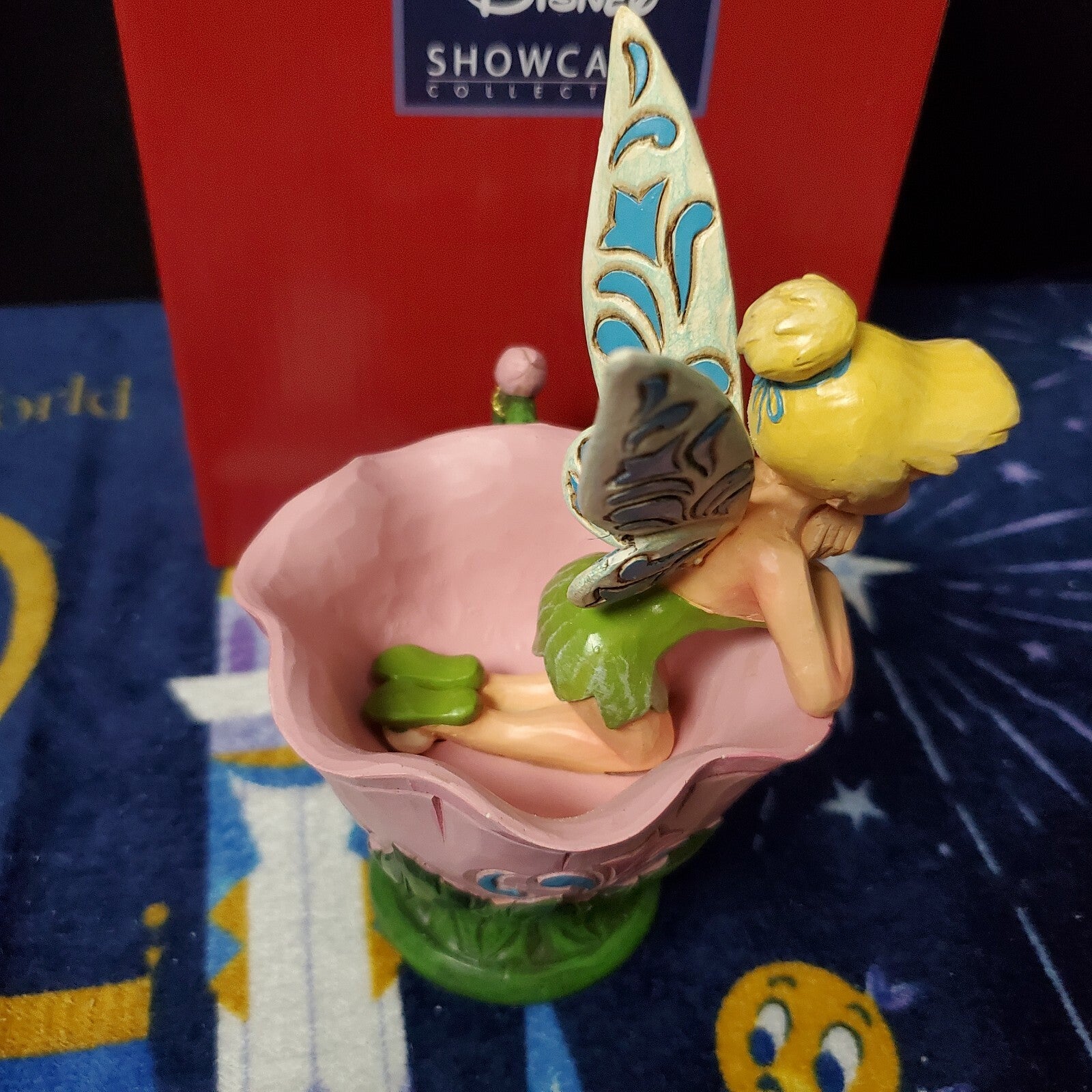 Jim Shore Disney Traditions Tinker Bell Sitting in Flower 6008076 A Spot of Tink