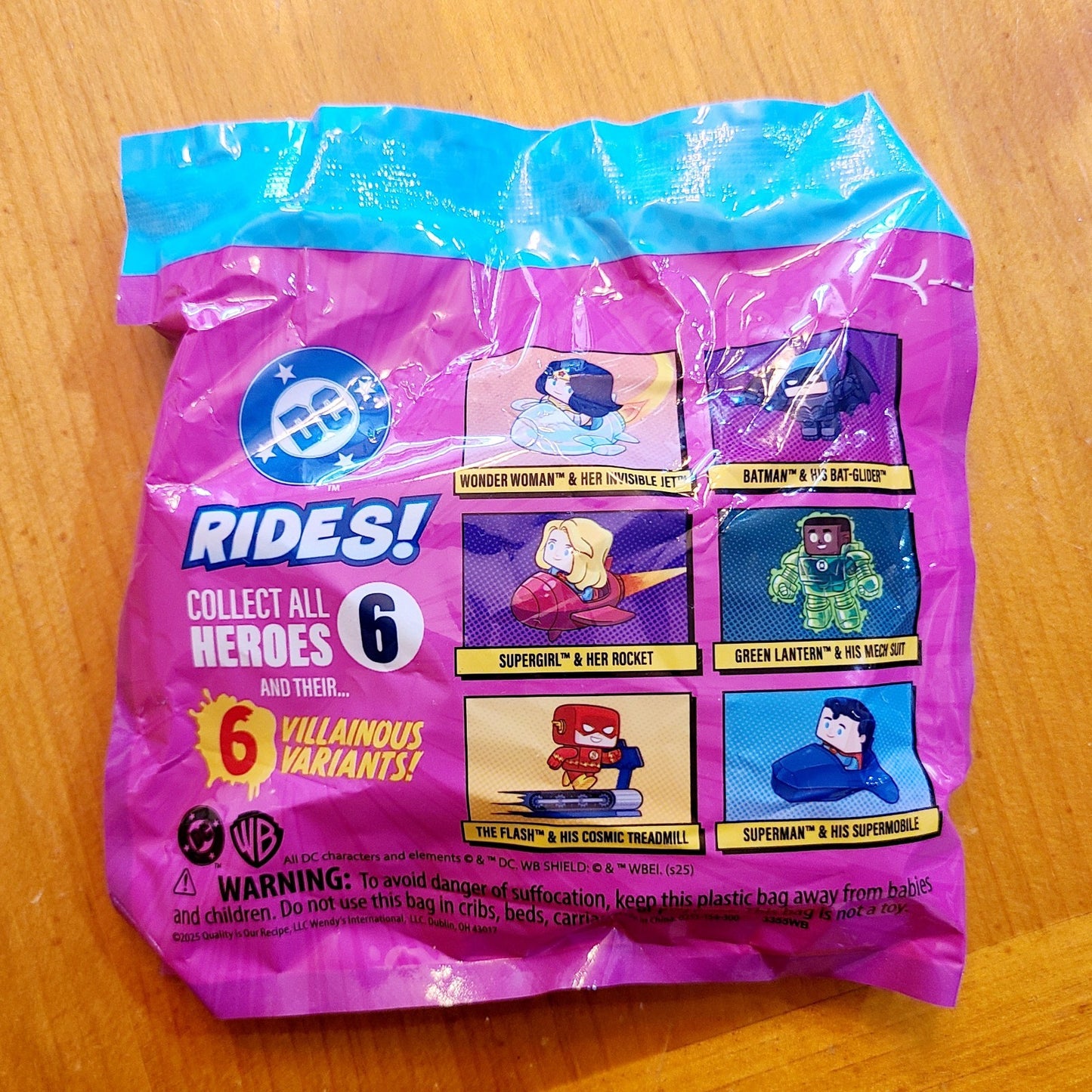 SEALED Wendys DC Rides Batman and His Bat-Glider Sealed Kids Meal Toy DC Comics