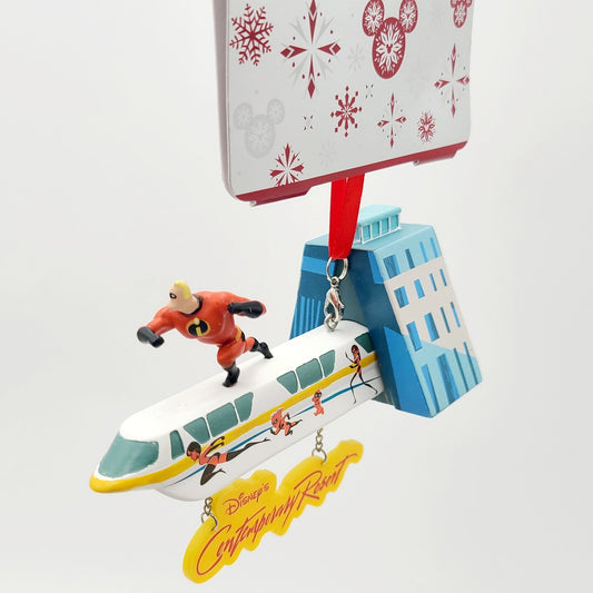 *ORNAMENT* Walt Disney World Parks Contemporary Resort Incredible Monorail NEW
