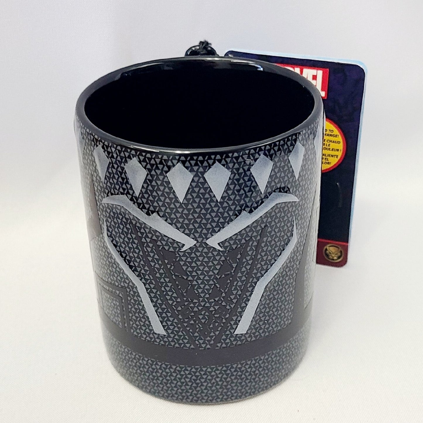 NEW Disney Parks Marvel Black Panther Color Changing 16oz Coffee Mug Cup 2023