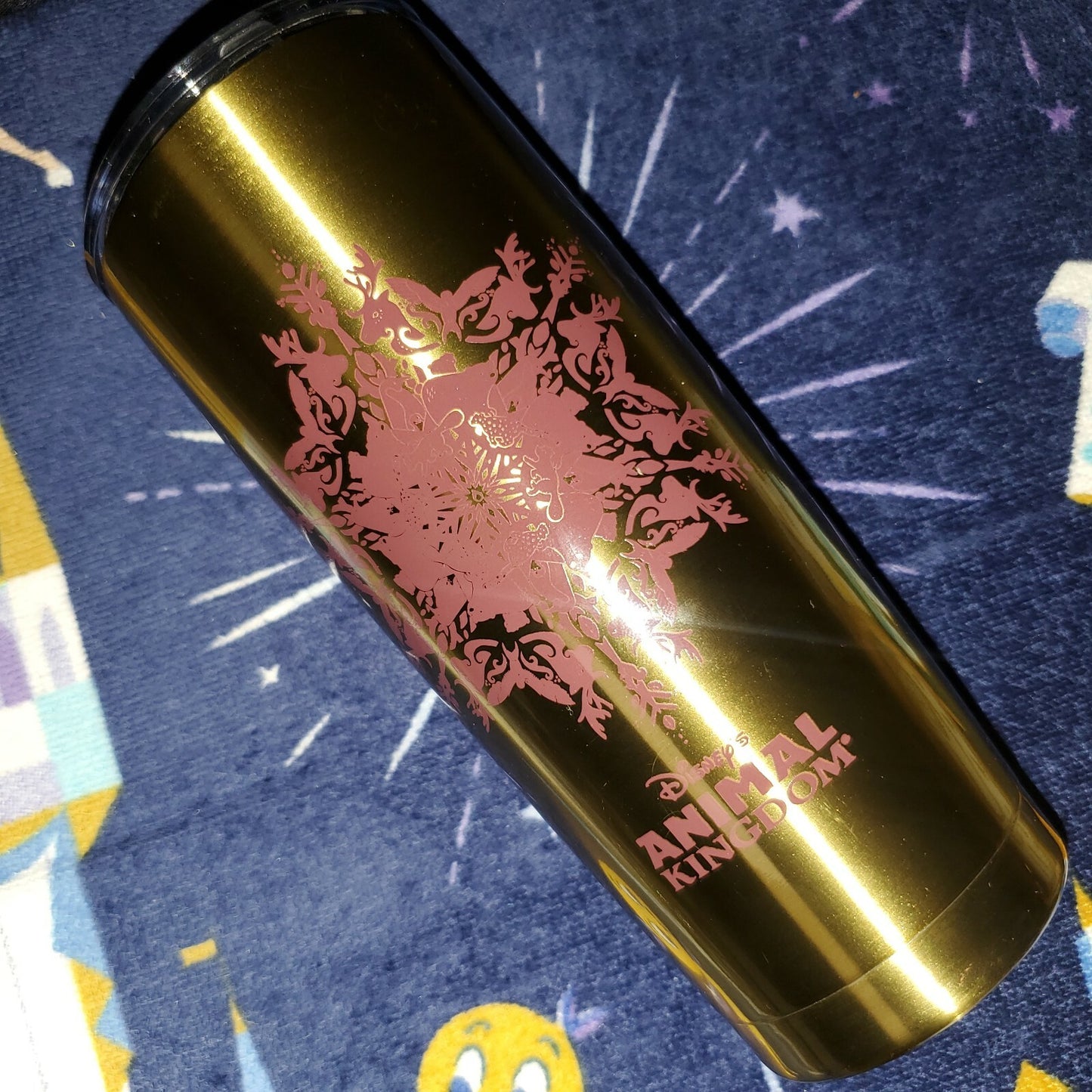 Disney Parks Animal Kingdom 2021 Merry Menagerie Deer Stag Metal Cup Tumbler