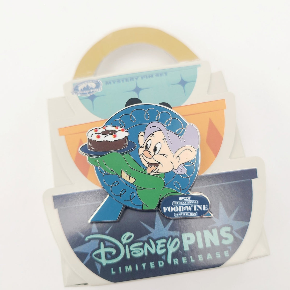 2026 Disney Parks Epcot Food & Wine Festival Mystery Box Pin Dopey Dwarf ONLY