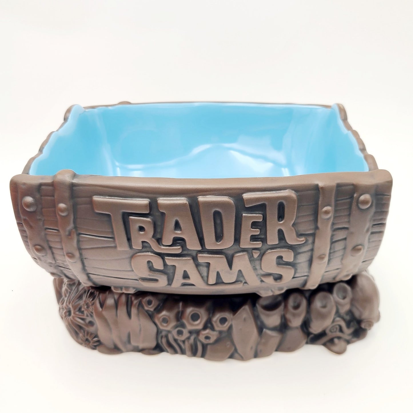 *Chip & Dip Bowl Set* Disney World Parks Polynesian Resort Trader Sam’s Barrel