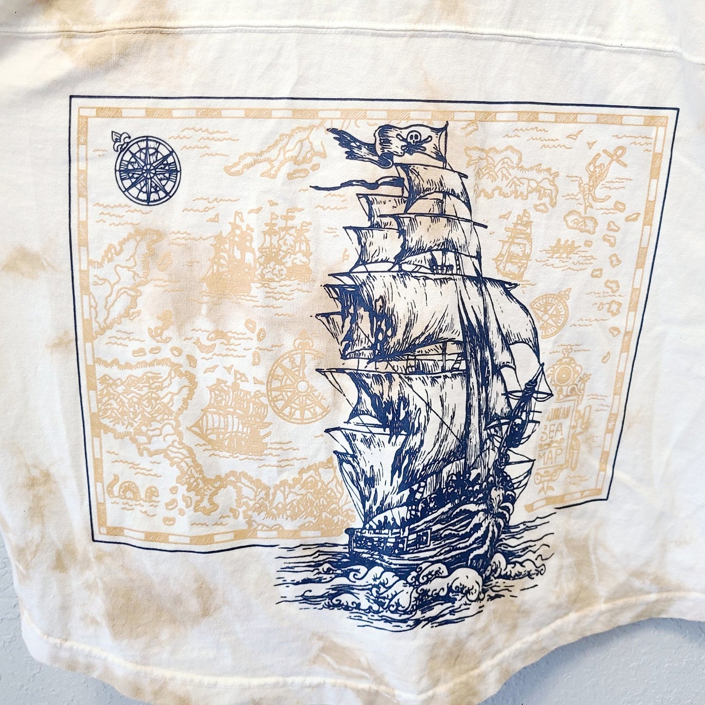 XL Disney Parks Pirates Of The Caribbean Destination Unknown Spirit Jersey NEW