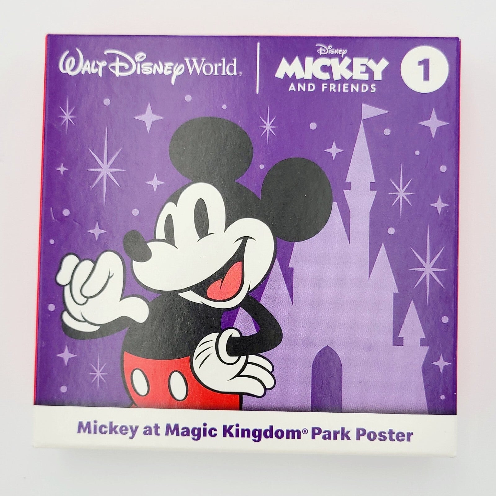 McDonalds Kid's Meal Toy Walt Disney World Mickey #1 Magic Kingdom Park Poster