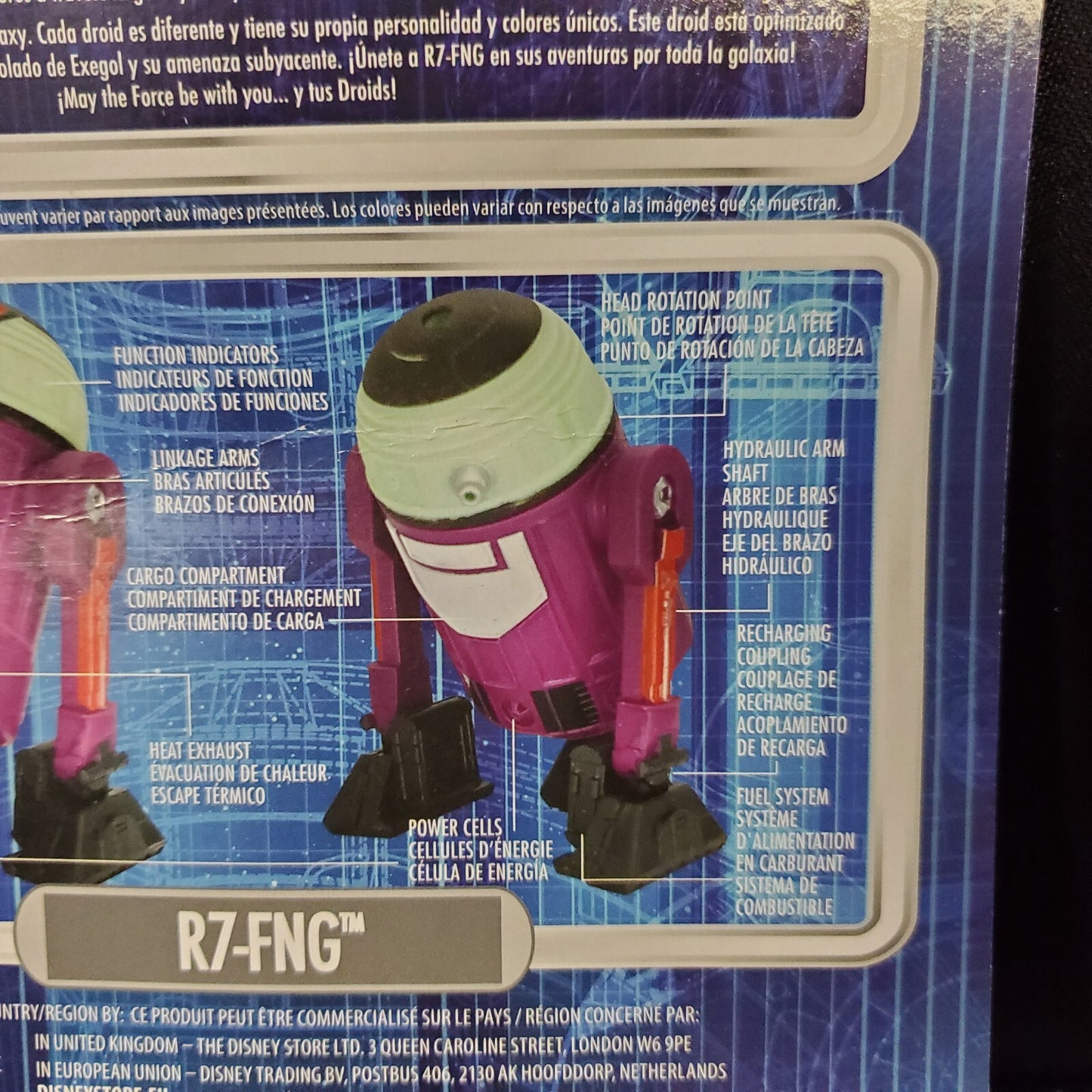 Disney Parks 2022 Star Wars Droid Factory Halloween R7-FNG Vampire Action Figure